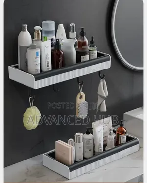 Modern Wall Mount Bathroom Shelf
