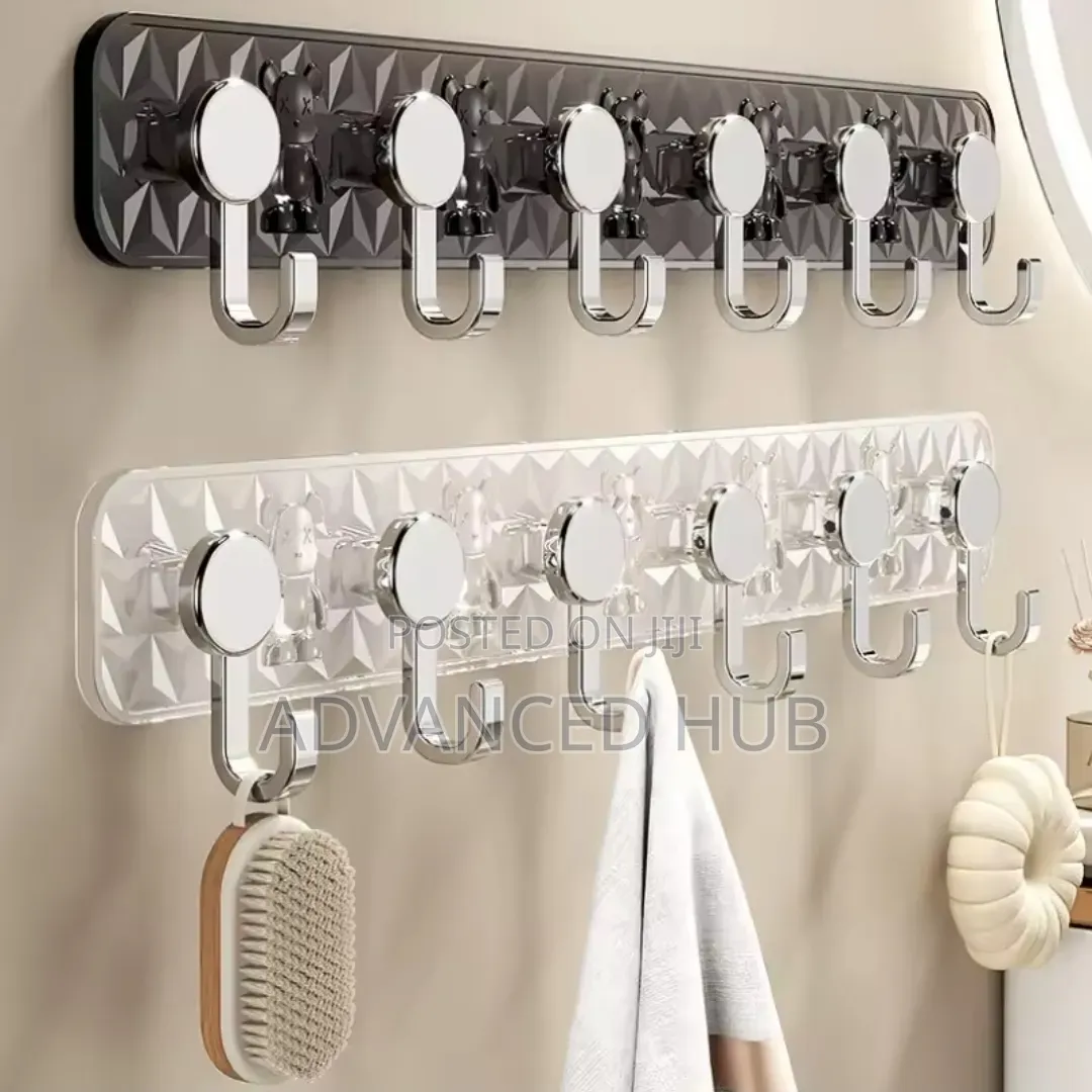 Strong Wall Mounted 6 Hooks Hanger