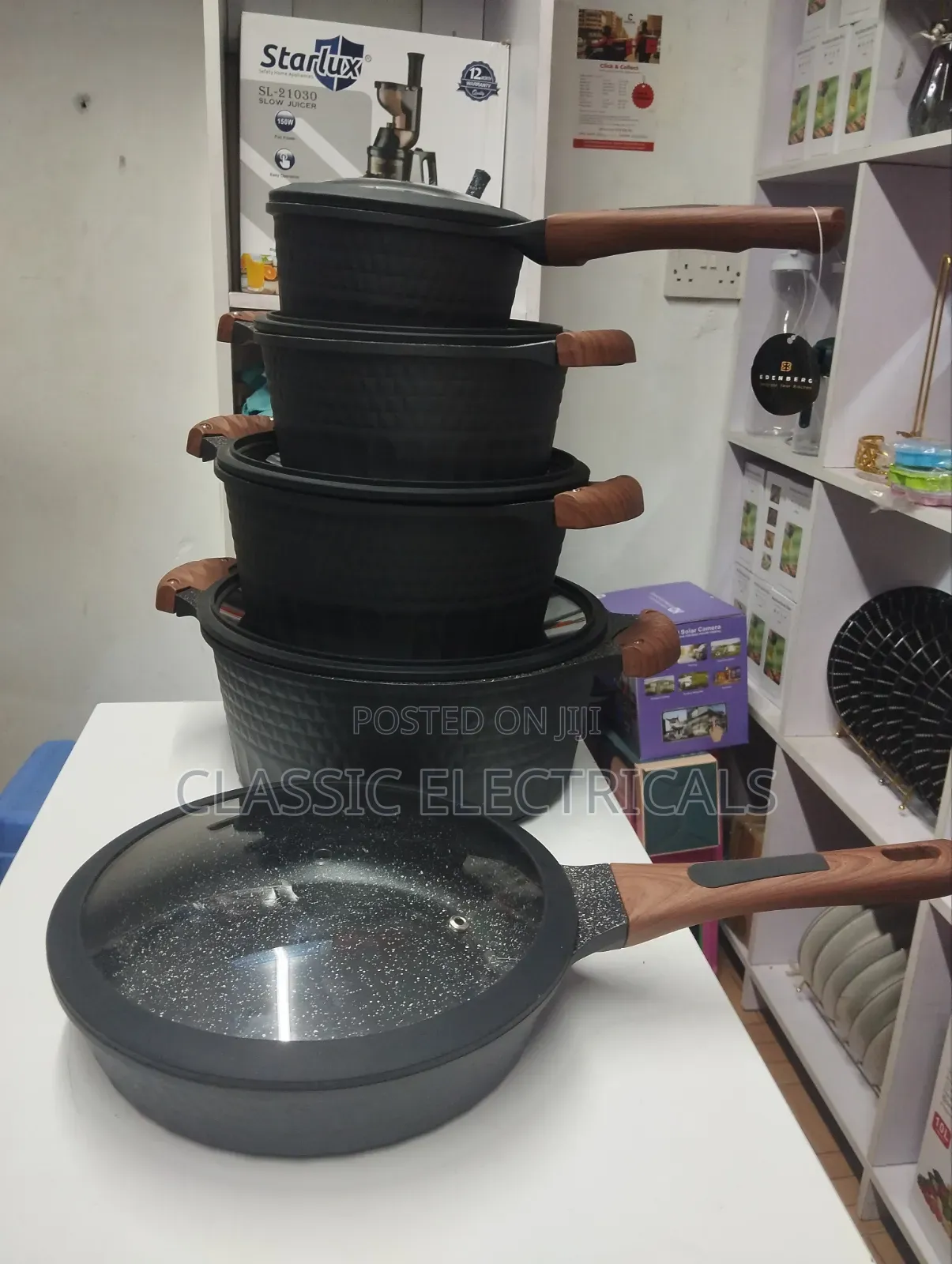 10 PCS Edenberg Cookware Set