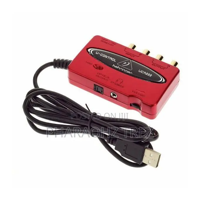 Behringer Uca222 USB Audio Interface/Sound Card