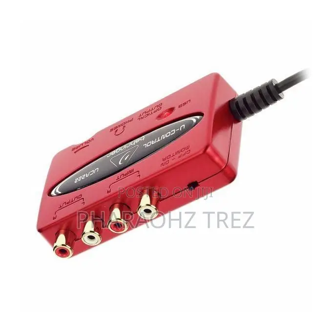 Behringer Uca222 USB Audio Interface/Sound Card