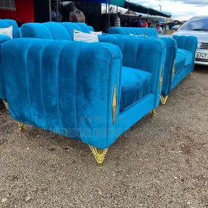 Single Blue Luxury Armchair