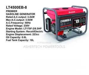 Premier Lt4500eb-8 Gasoline Generator 3.2kw