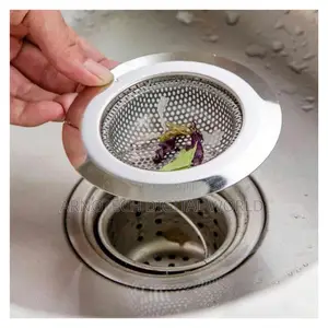Stainless-Steel Kitchen Sink Strainer