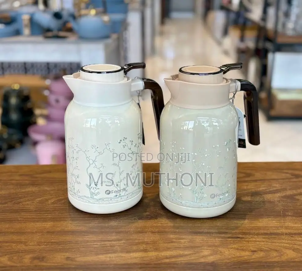 Aesthetic 2l Neutral Tone Vacuum Flasks