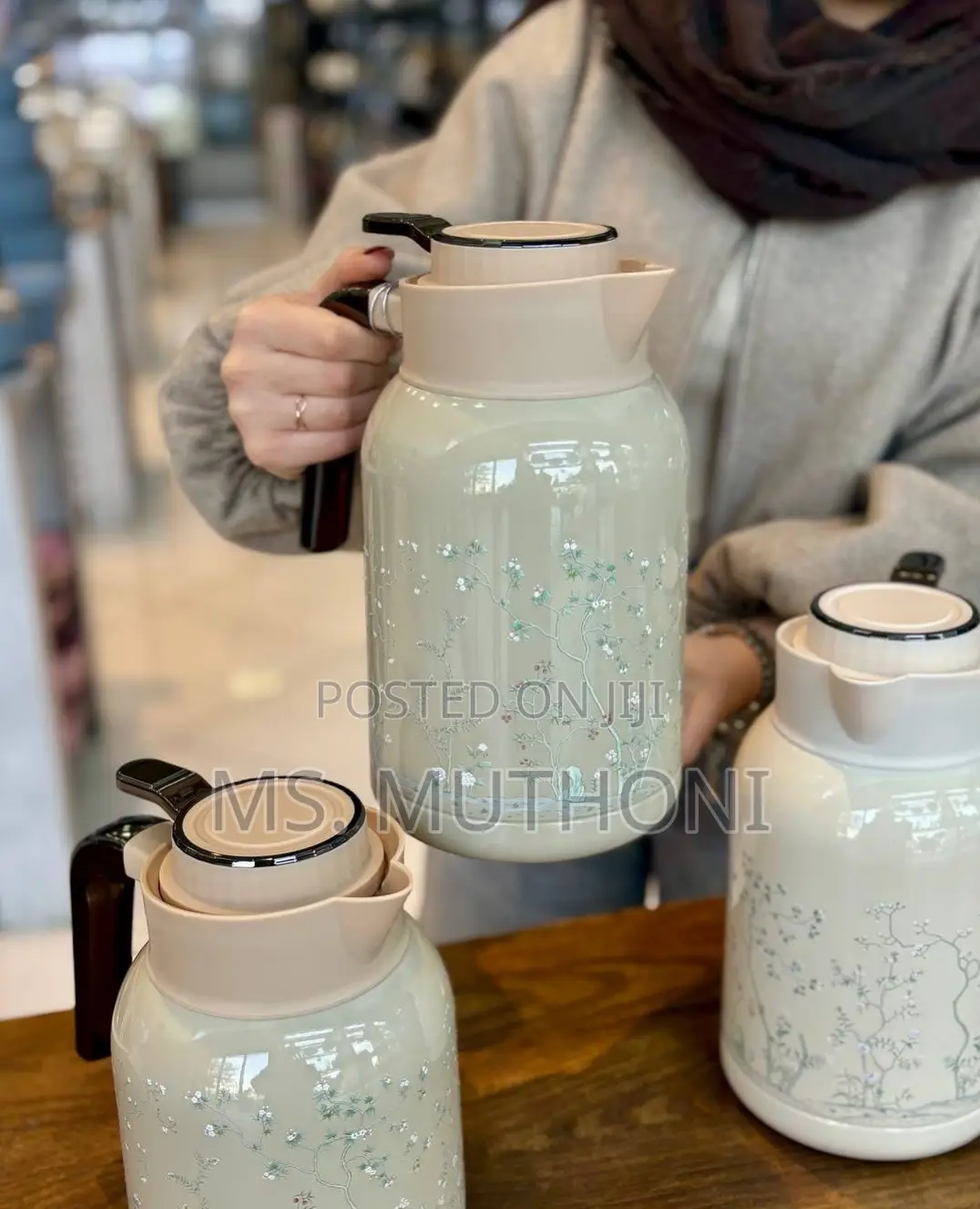 Aesthetic 2l Neutral Tone Vacuum Flasks