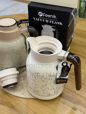 Aesthetic 2l Neutral Tone Vacuum Flasks