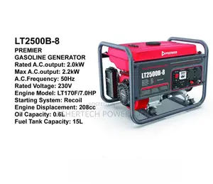 Premier Lt2500b-8 Gasoline Generator 2.0kw
