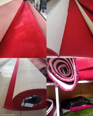 Red Wall to Wall Carpets for Church, Office and Events Tents