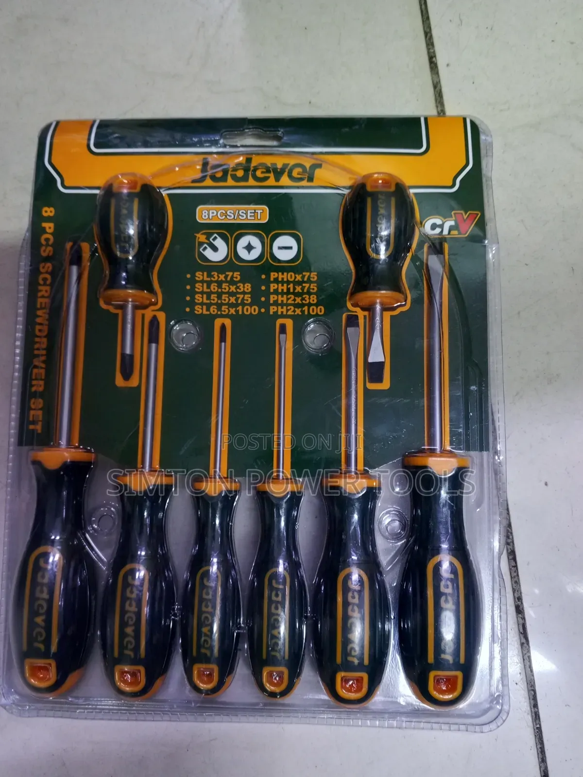 Jadever 8 Piece Screwdriver Set