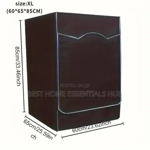 *Front Load Washing Machine Cover With Zipper- 60*65*85cm