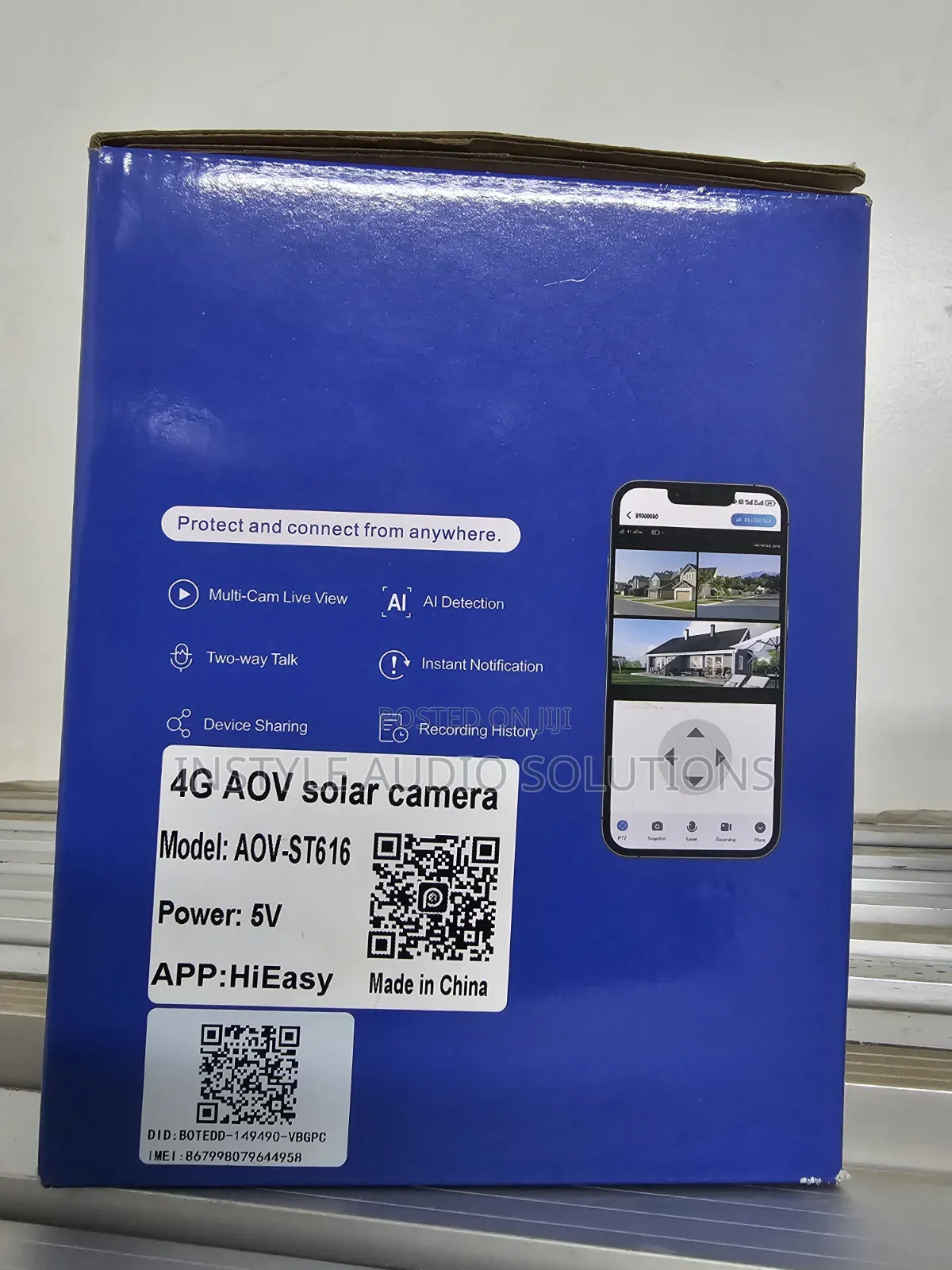 Solar Powered Smart Wireless Camera 4g Wi-fi