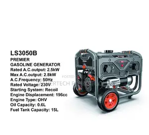 Premier Ls3050b Gasoline Generator 2.5kw