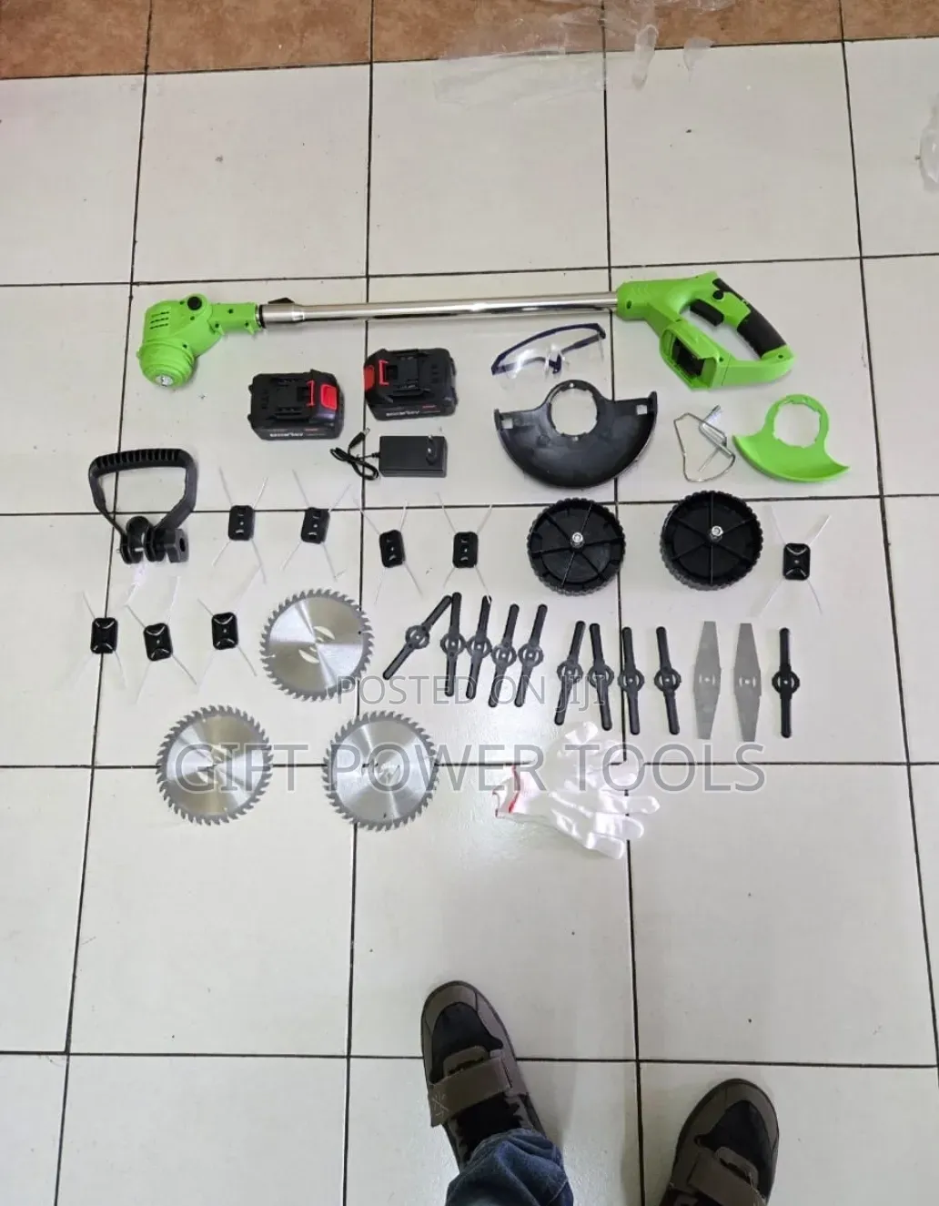 Lawnmower Kit 98v/Powerful Cordless Brush Cutter
