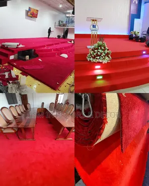 Wall to Wall Red Carpets With Excellent Thermal Insulation