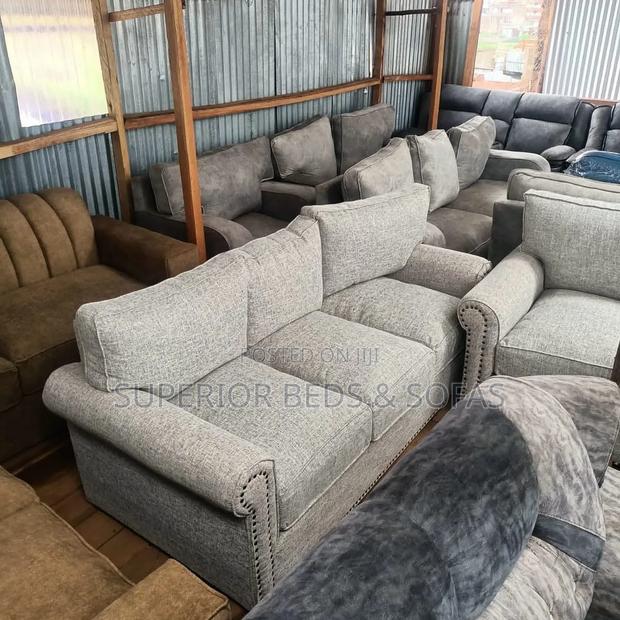 Cushioned Arm Sofa 3-Seater - main view