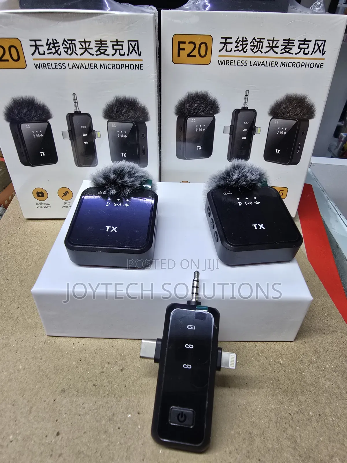 Crystal Clear Audio Anywhere – F20 Phone Wireless Mic
