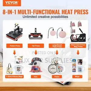 Heat Press Machine Digital 360 Swing Away Sublimation T-Shirt Mug Hat
