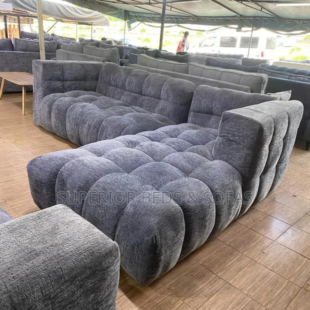 Grey Bubbles Sofa 5 Seater - thumbnail 2