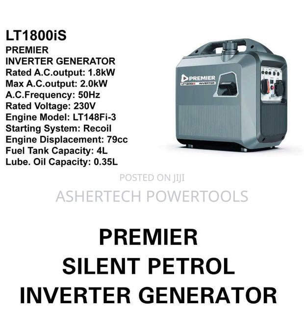 Premier Lt1800is Inverter Generator 1.8kw