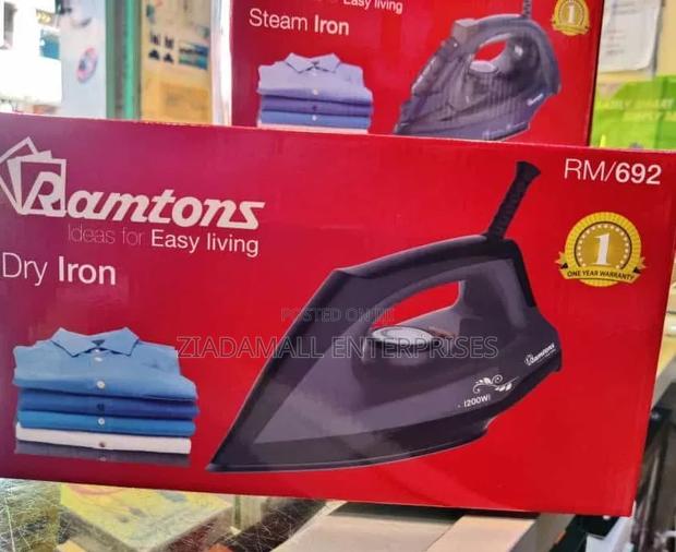 *Ramtons Dry Iron Rm692 Lightweight Power for Easy Pressing