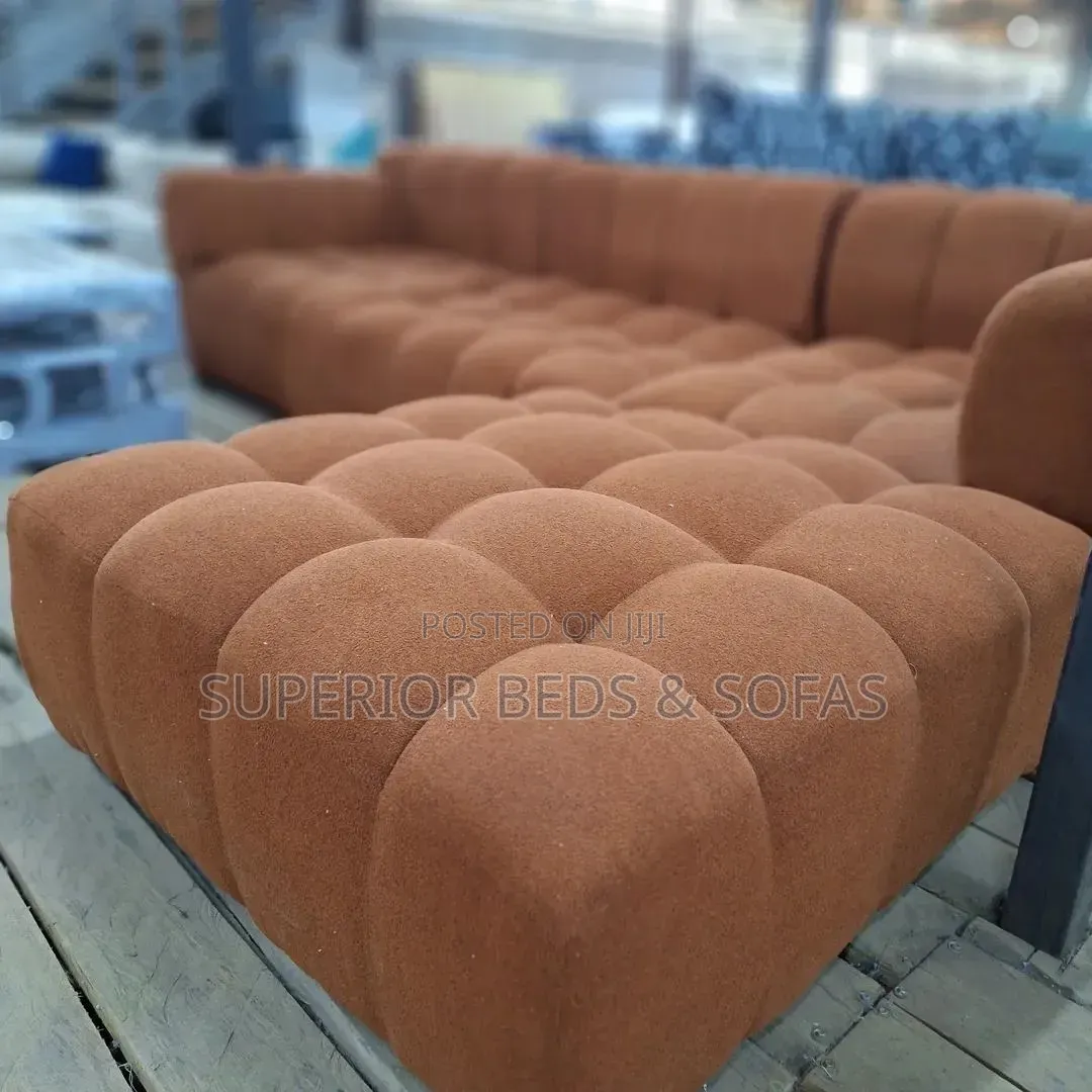 Brown Bubble Sofa on Sale 5-Seater