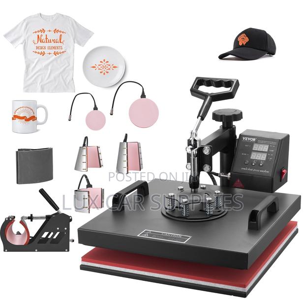 Combo Heat Press 8 in 1 Machine for Branding - main view