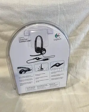 New Genuine Logitech H390 Usb-C Headset Noise Cancelling Mic - Black
