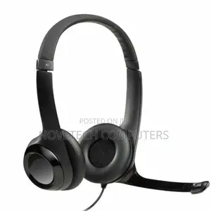 New Genuine Logitech H390 Usb-C Headset Noise Cancelling Mic - Black