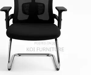 Office Chairs; Lunar Black Visitors Cantilever Office Chairs