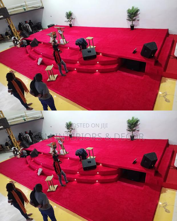 Church Red Carpets for Various Pulpit Designs and Altar Patterns