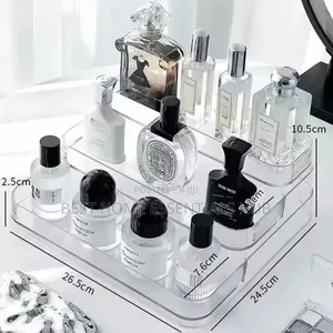 3layer Acrylic Cosmetic Makeup Storage Organizer/Perfume Pet Display
