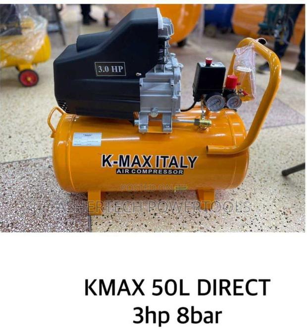 K-Max Italy 50l Direct Drive Air Compressor 3 Hp