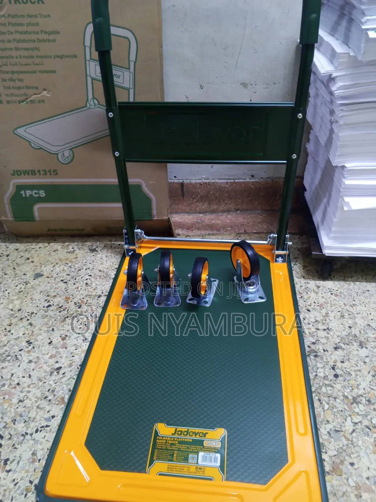 300kg Platform Folding Trolley