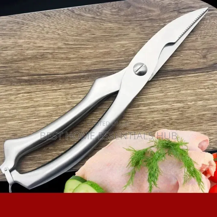Heavy-Duty Stainless Steel Chicken Scissors