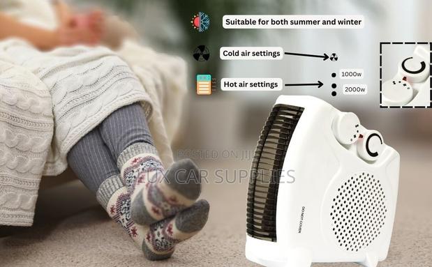 Raf Small Portable Heater Fan for Office Desktop Home Use