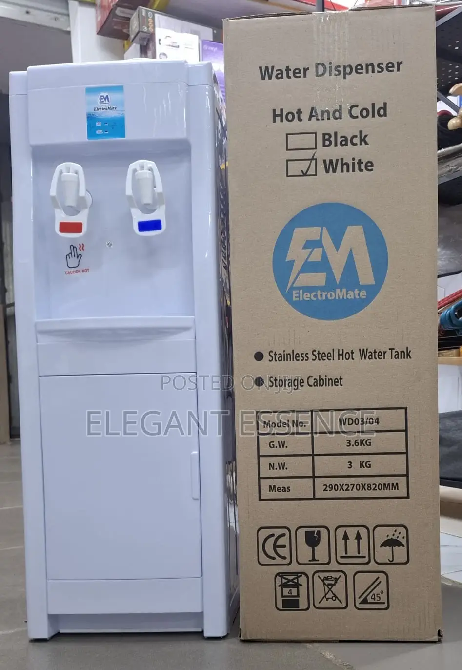 Electromate Hot and Cold Water Dispenser