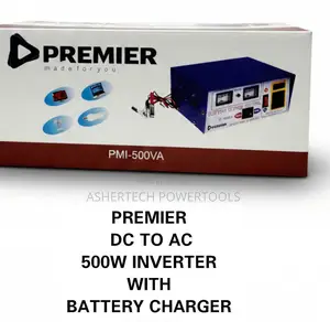 Premier Dc to Ac Power Inverter With Built-in Battery Charger. 500a