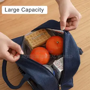 Waterproof Thermal Non Woven Lunch Box Cooler Bag With Zipper