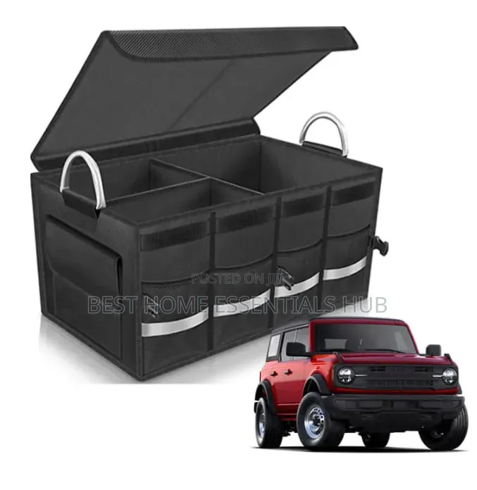 *Foldable Premium Heavy Duty Car Trunk Boot Organizer 60cm*