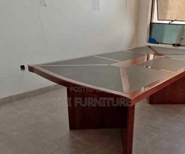 Boadroom Tables; 2.4 Meters Boardroom Table for Management Meetings - thumbnail 3