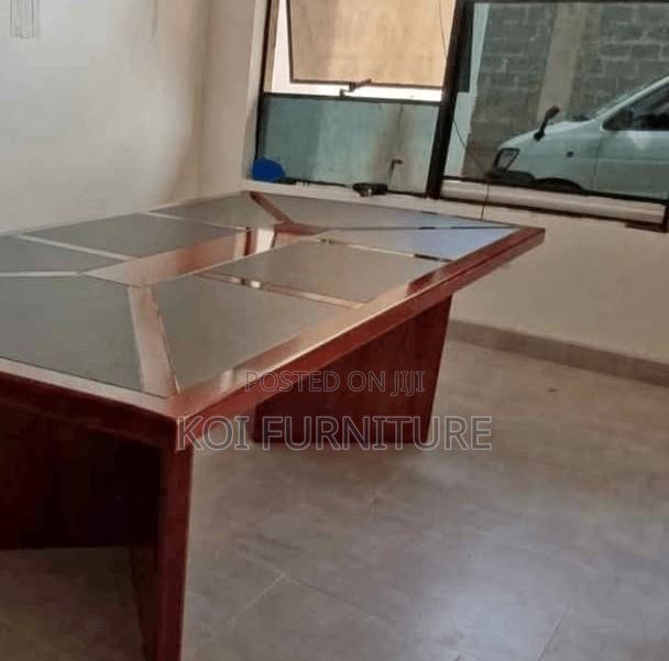 Boadroom Tables; 2.4 Meters Boardroom Table for Management Meetings - thumbnail 4