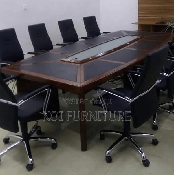 Boadroom Tables; 2.4 Meters Boardroom Table for Management Meetings - thumbnail 5