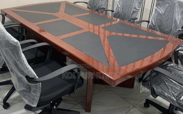 Boadroom Tables; 2.4 Meters Boardroom Table for Management Meetings - thumbnail 11