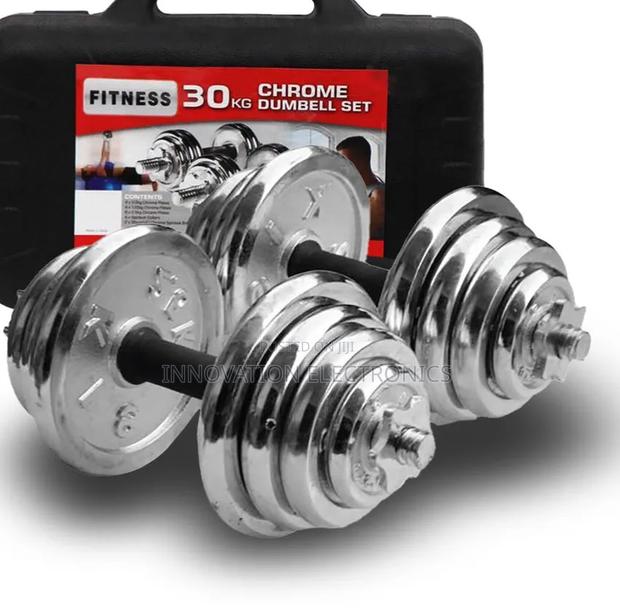 30kg Chrome Dumbbell With Case