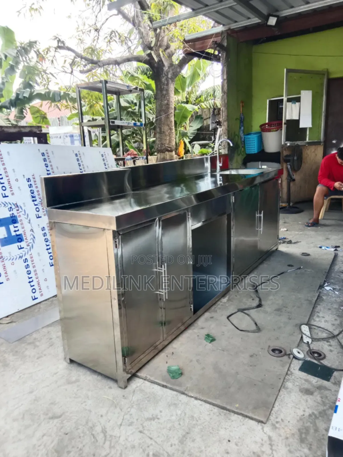 Cabinets Stainless Steel Commercial Kitchen Storage Area