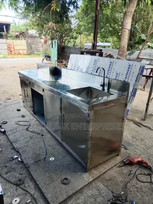 Customized Stainless 8ft Long Storage Cabinet