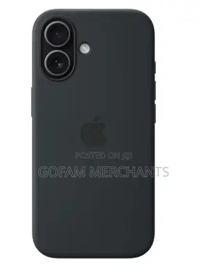 Silicone Case for iPhone 17, Black, Silicon