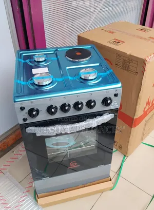 Eurochef 3+1 Burner Standing Cooker – Electric Oven, Oven Light