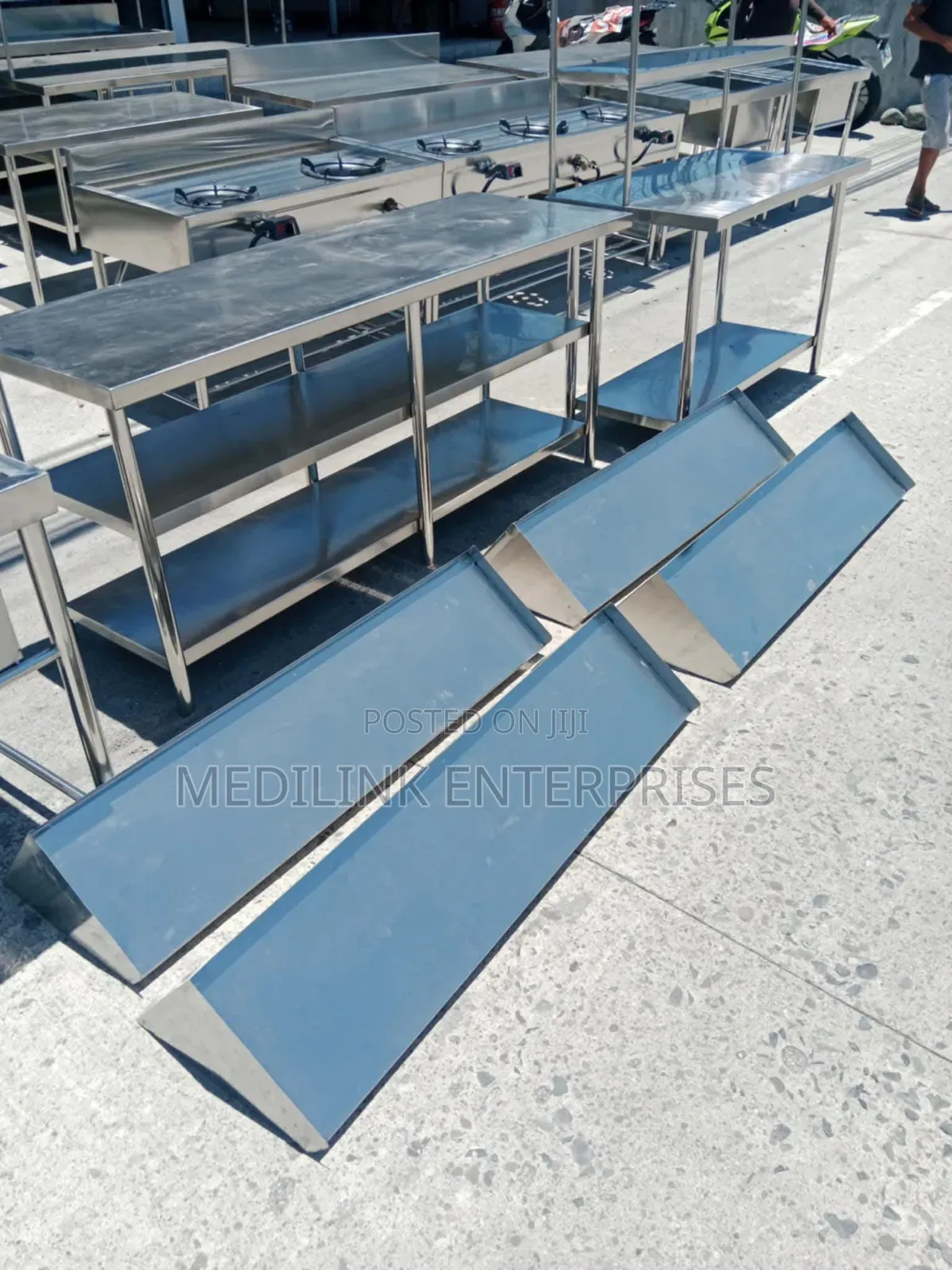 7ft Stainless Wall Shelves Stainless Steel